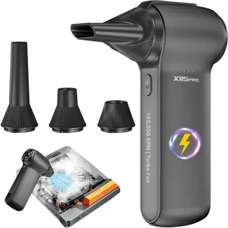 ZANXELORR 180000RPM Compressed Air Duster Turbo Fan Blower