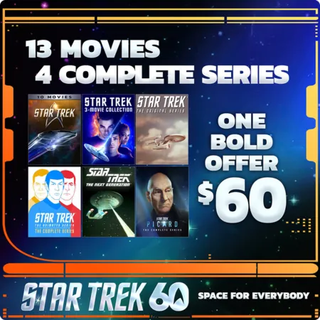 Star Trek: 60th Anniv. Bundle w/ 13 Movies + 4 Complete Series (4K/HD Digital)