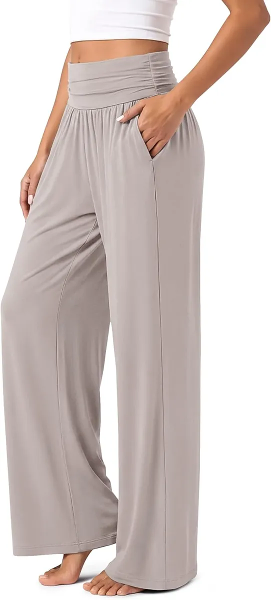 ODODOS Women’s Wide Leg Pants w/ Pockets
