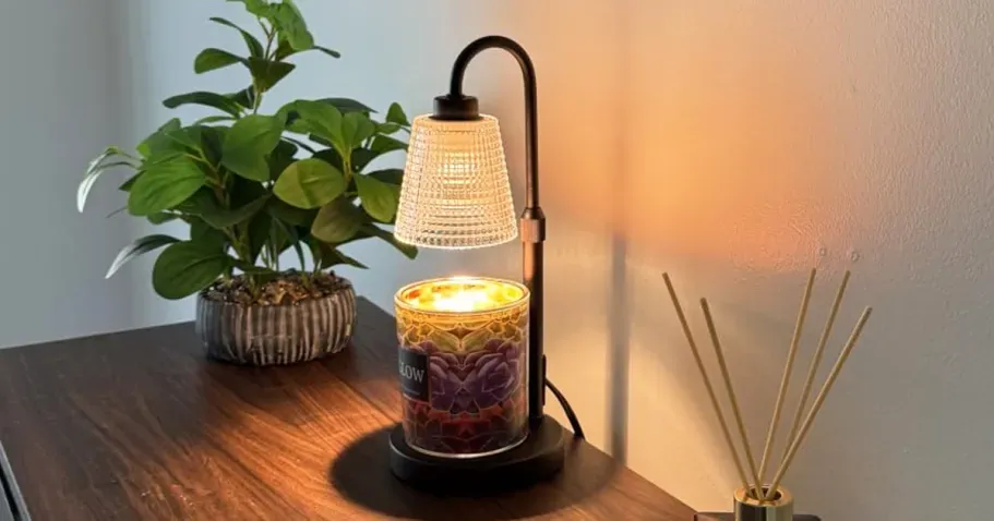 Candle Warmer Lamp in Black