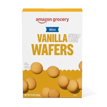 Amazon Grocery Mini Vanilla Wafers (11 Oz)