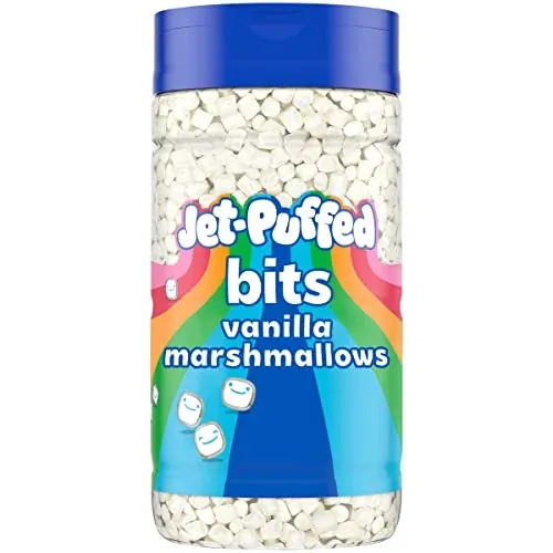 Jet-Puffed Marshmallow Bits, Vanilla, 3 oz Shaker