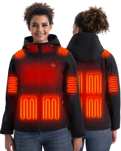 Women's Waterproof Heated Softshell Jacket