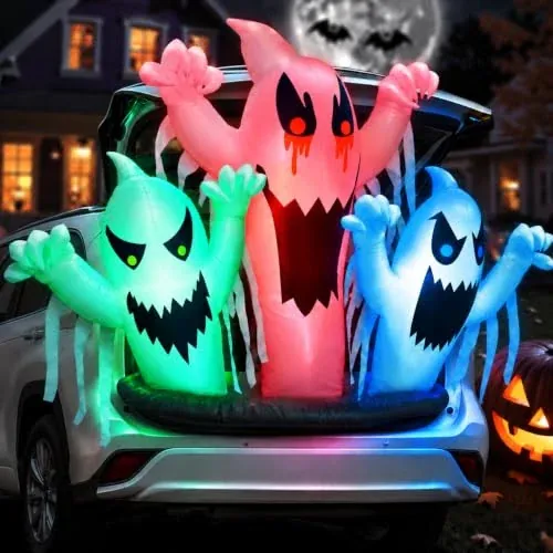 5-ft Inflatable Ghost with built-in LEDs