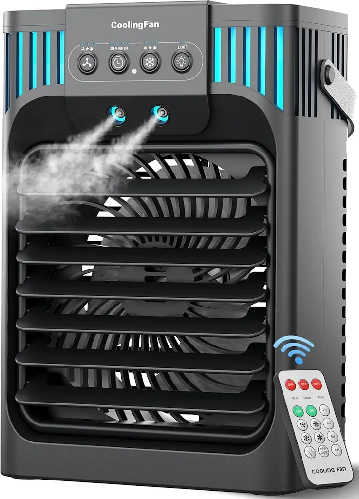 Portable Personal Air Cooler Fan w/ Remote