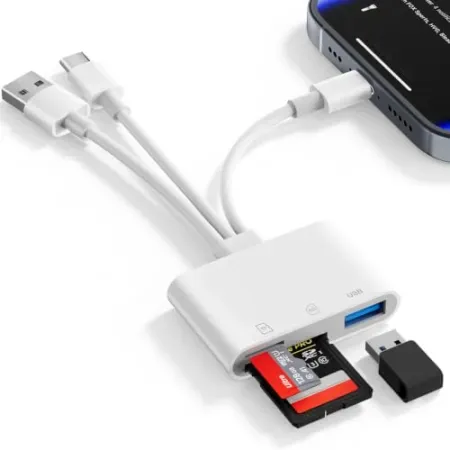 Tooklee 3-in-1 SD Card Reader