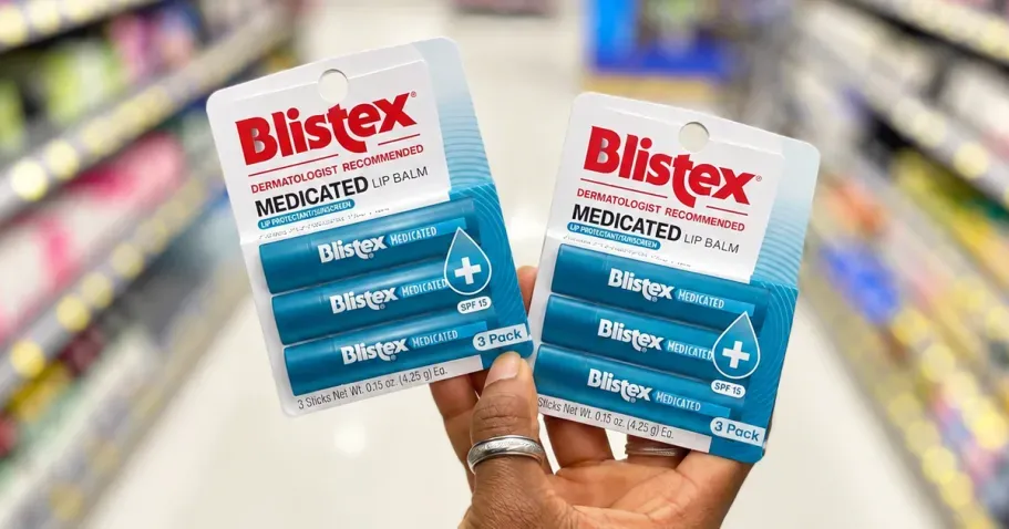 Blistex Medicated Lip Balm 3-Packs