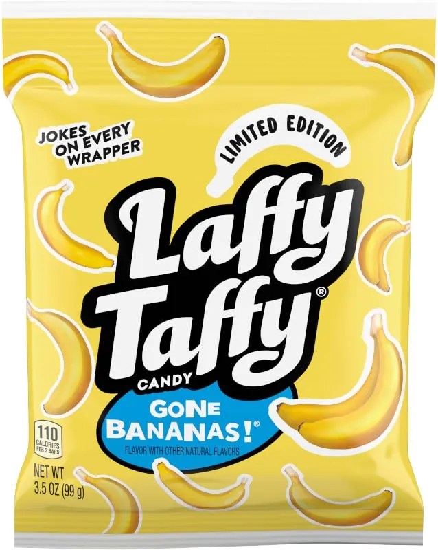 Laffy Taffy Banana Mini Bars 3.5oz Bag