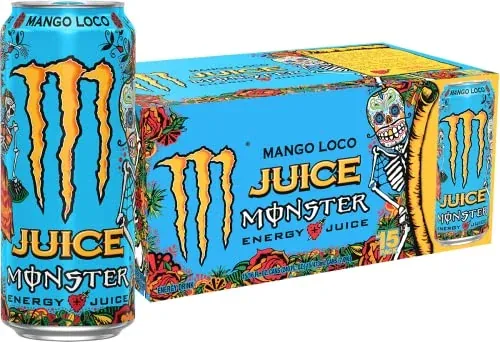 Monster Juice Mango Loco Energy Drinks 2-Pack 15-Pack 16-Oz