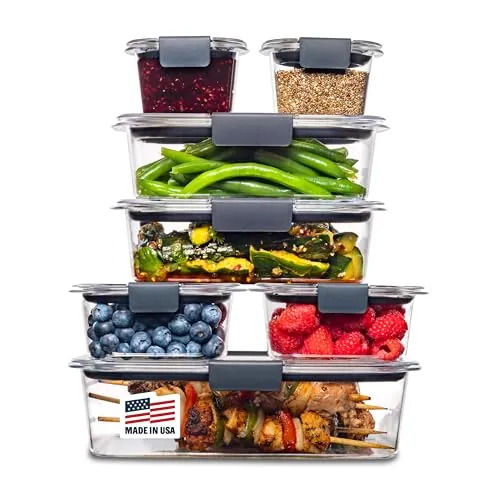 Rubbermaid Brilliance Containers 14-Piece Set
