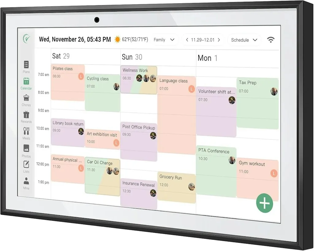 10.1" WiFi Digital Calendar