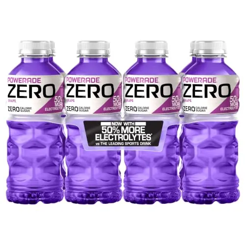 8-Pack POWERADE ZERO Sugar Grape Sports Drinks