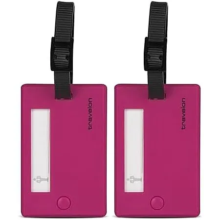 2-Pk Travelon Privacy Luggage Tags (Berry)