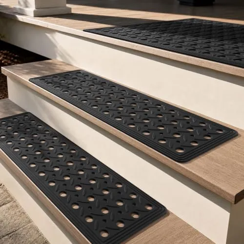 Padoor Rubber Stair Treads 3-Pack