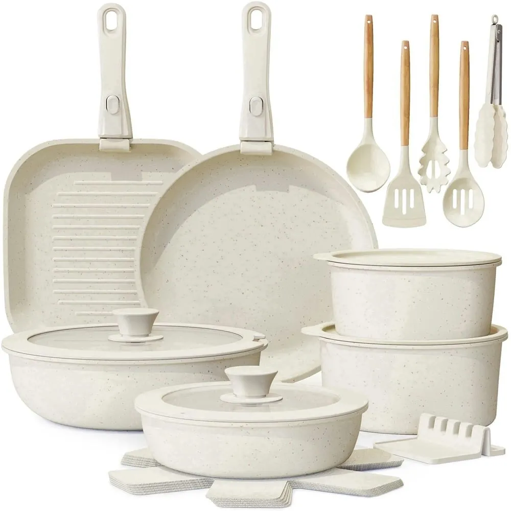 Astercook 22-Piece Nonstick Cookware Set