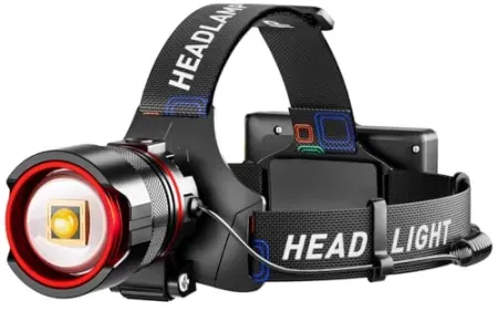 YUSEUB LED Rechargeable Headlamp with Motion Sensor