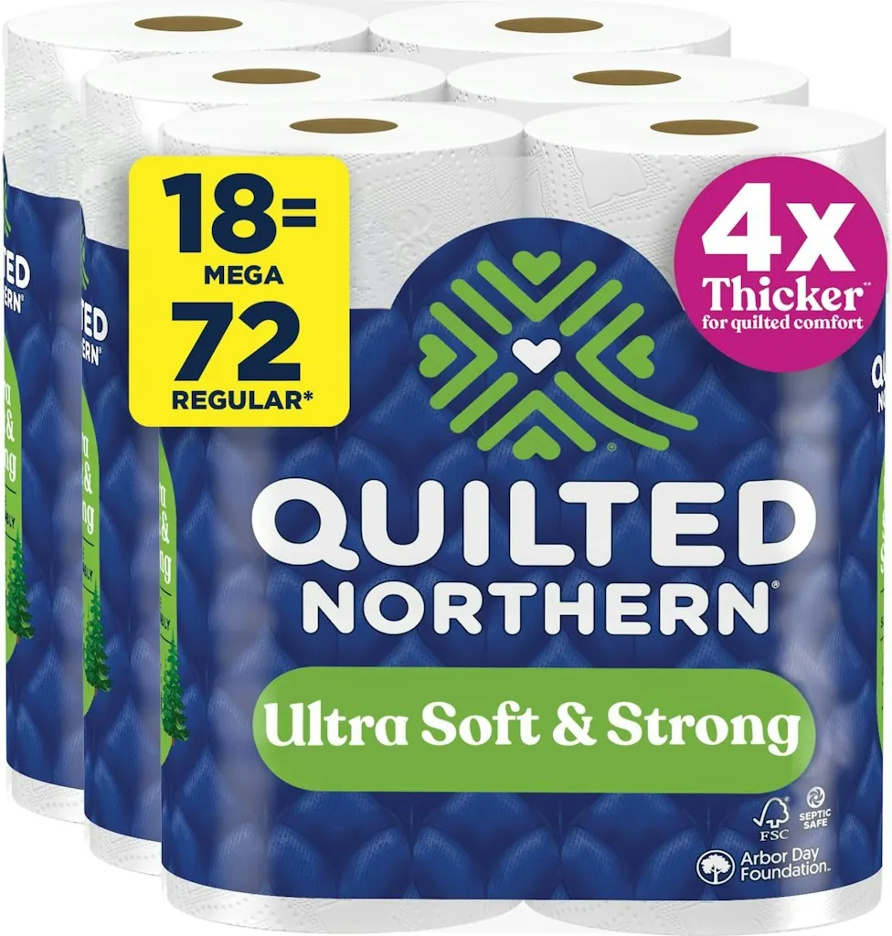 Quilted Northern Ultra Soft & Strong Mega Toilet Paper 18-Pack