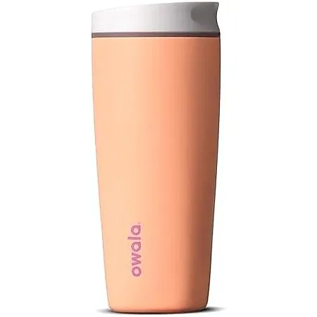 Prime: 20-oz Owala SmoothSip Slider Insulated Stainless Steel Coffee Tumbler