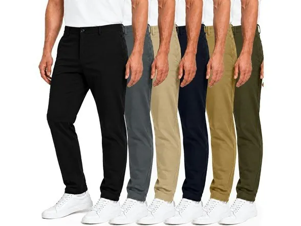 Men's Super Stretch Chino Pants 3-Pack