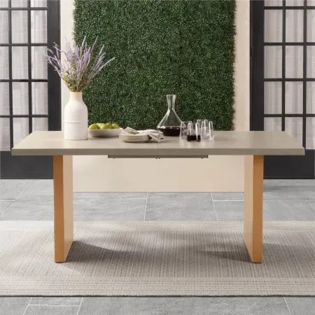 Better Homes & Gardens Vista Steel Metal Top Outdoor Dining Table