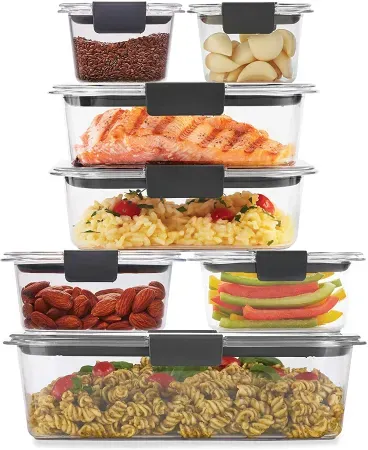 14-Piece Rubbermaid Brilliance Food Storage Container Set (Like New)