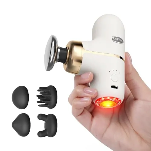 Morfone Mini Massage Gun with Heat and Red Light