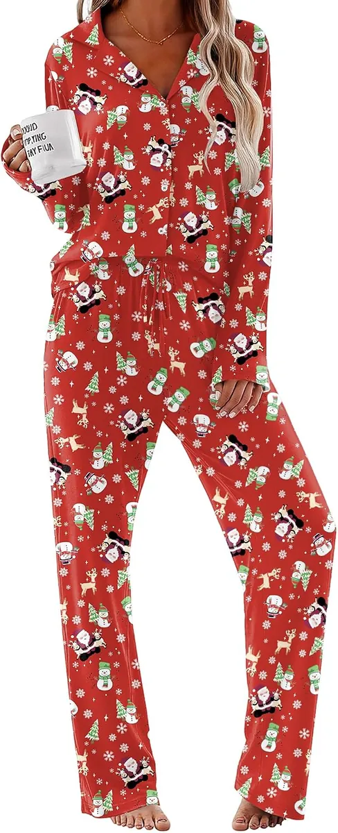 Ekouaer Women’s Pajama Set