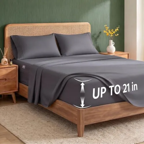 Deep Pocket Sheet Set with Side Pockets