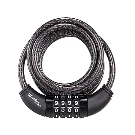 Master Lock 6' x 5/16" Set Your Own Combination Bike Lock
