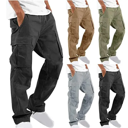 Mens Casual Cargo Pants