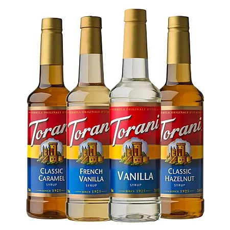 4-Pack 25.4-Oz Torani Syrup Variety Pack