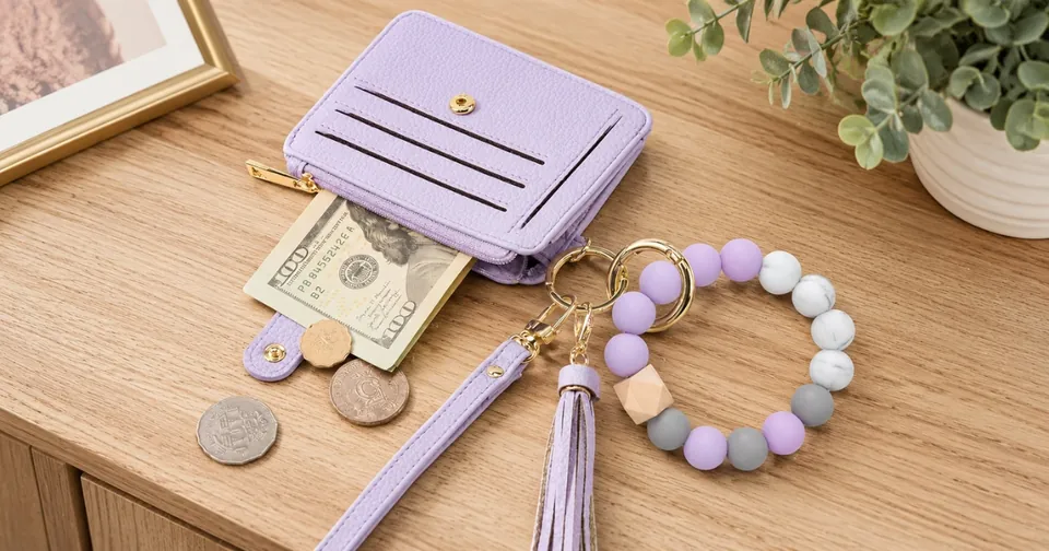 RFID Blocking Wallet w/ Keychain
