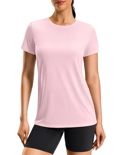 Women's Dry Fit Athletic Workout T-Shirt