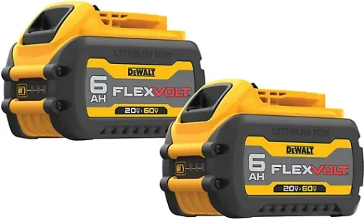 DEWALT 20V/60V FlexVolt 6.0Ah Power Tool Battery, 2-Pack