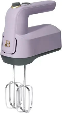 Beautiful 6-Speed Electric Hand Mixer, Lavender by Drew Barrymore
