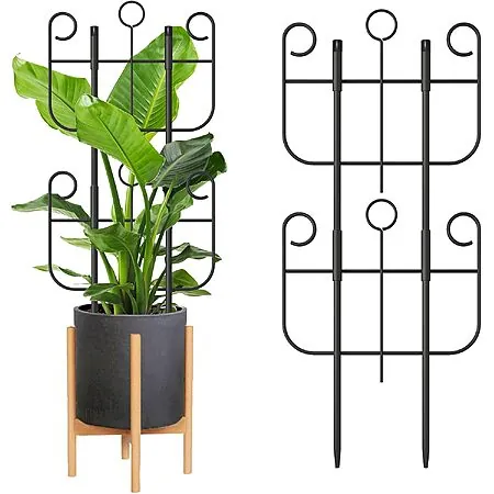 2-pk Blingluck Expandable Trellis for Indoor Climbing Potted Plants