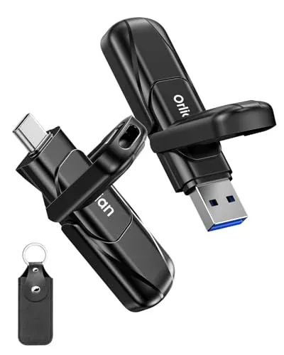 128GB USB C Flash Drive USB 3.2 Gen 1 SSD Thumb Drive 450MB/s