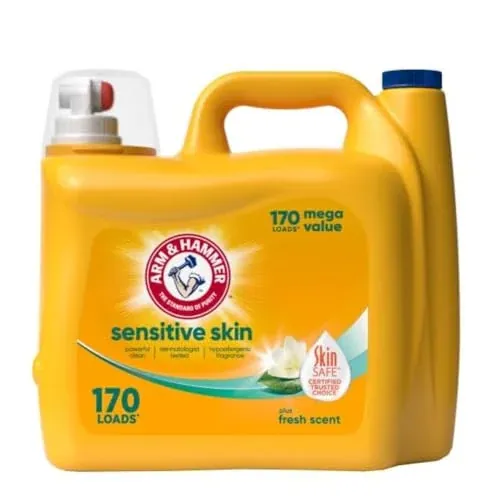 170-Oz Arm & Hammer Sensitive Skin Liquid Laundry Detergent