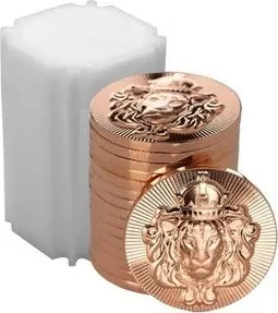 Scottsdale Roll of 20 Mint 1-oz Copper Stacker Rounds .999 Bullion