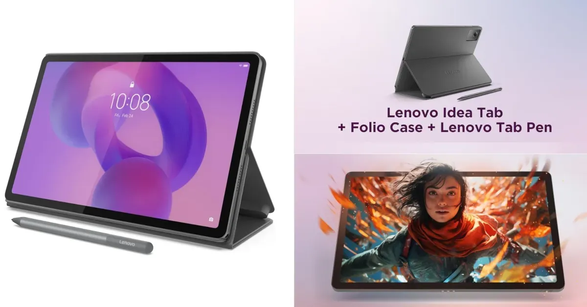Lenovo’s budget-friendly Android Idea Tab with stylus and folio is