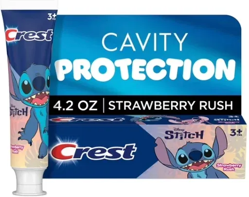 Crest Kid's Toothpaste Disney Stitch Strawberry 4.2