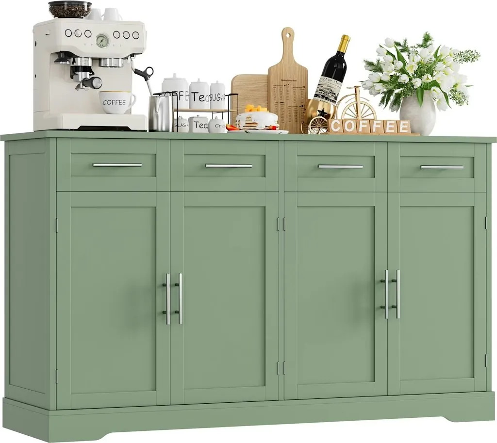 Homfa 55" Farmhouse Buffet Cabinet