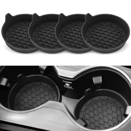 4-Pack SINGARO Car Cup Holder Silicone Insert