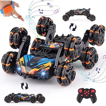 8-Wheel NEXBOX Hand Gesture Sensing RC Stunt Car w/ 2 Rechargeable Batteries