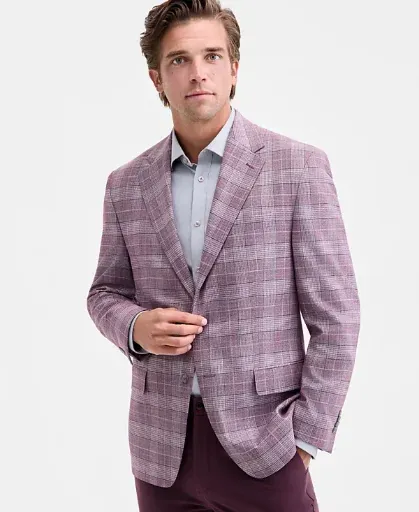 Michael Kors Men's Classic-Fit Plaid Sport Coat