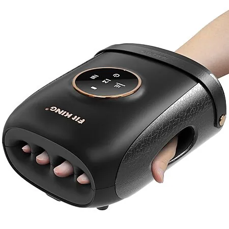 FIT KING Air Compression Hand Massager w/ Heat, LCD & 3 Massage Modes