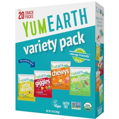 YumEarth Organic Candy 20-Count Variety Pack