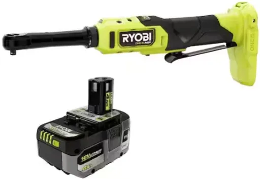 Ryobi ONE+ HP 18V Brushless 1/4 in. Extended Reach Ratchet with 4.0Ah Battery