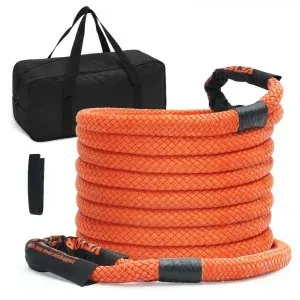 VEVOR 1" x 30' Kinetic Recovery Tow Rope 38,000 lbs