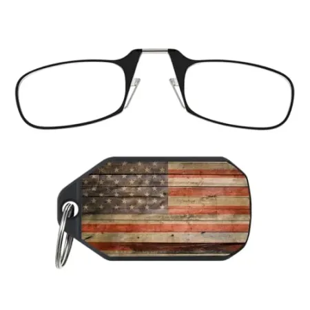 ThinOptics Pod Reading Glasses (2.5x) w/ American Flag Case